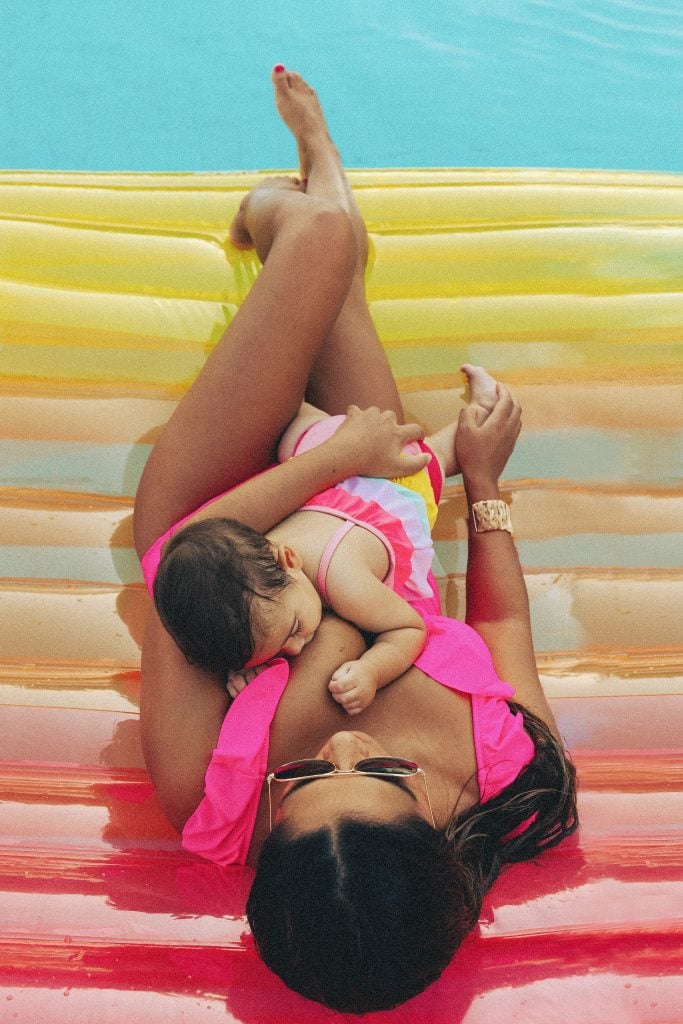 Mother and baby in Hua Hin photoshoot.