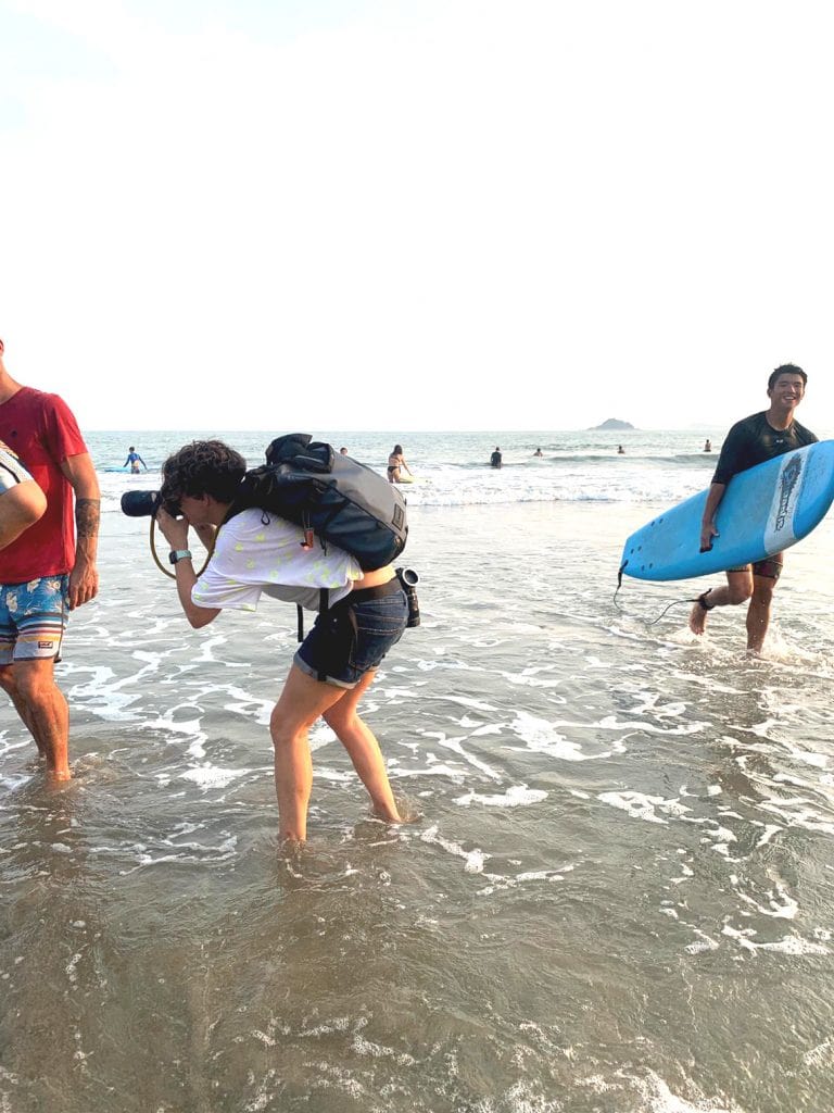 Teresa Laqua action portrait shot.