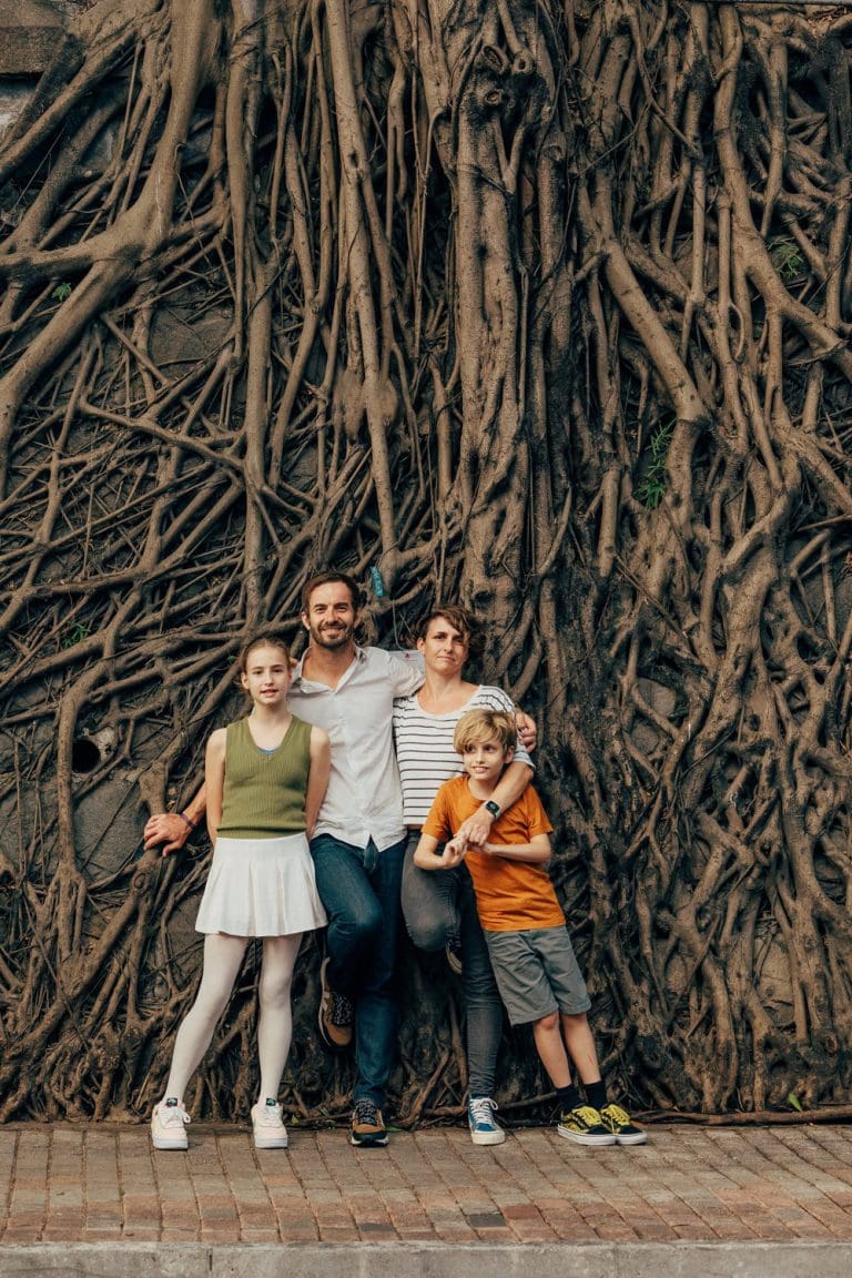 Teresa Laqua and her family portrait shot.